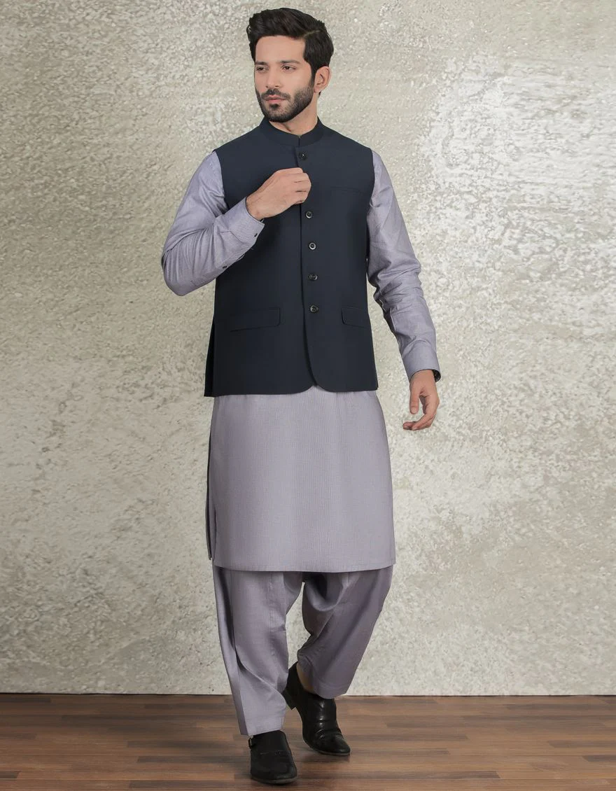 BLUE WAISTCOAT | JJVC-US-27427/S22/JJ7377-PN