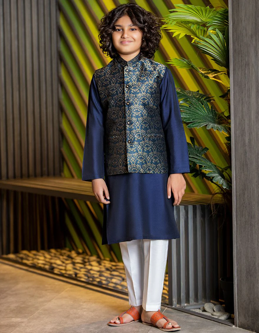 TURQUOISE WAISTCOAT | JKVC-US-33177/S20/JJ7057