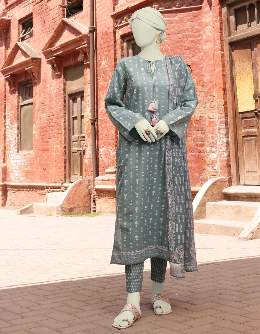 GREEN LAWN 3PC STITCHED | JLAWN-S-24-175/S WIRSA-01