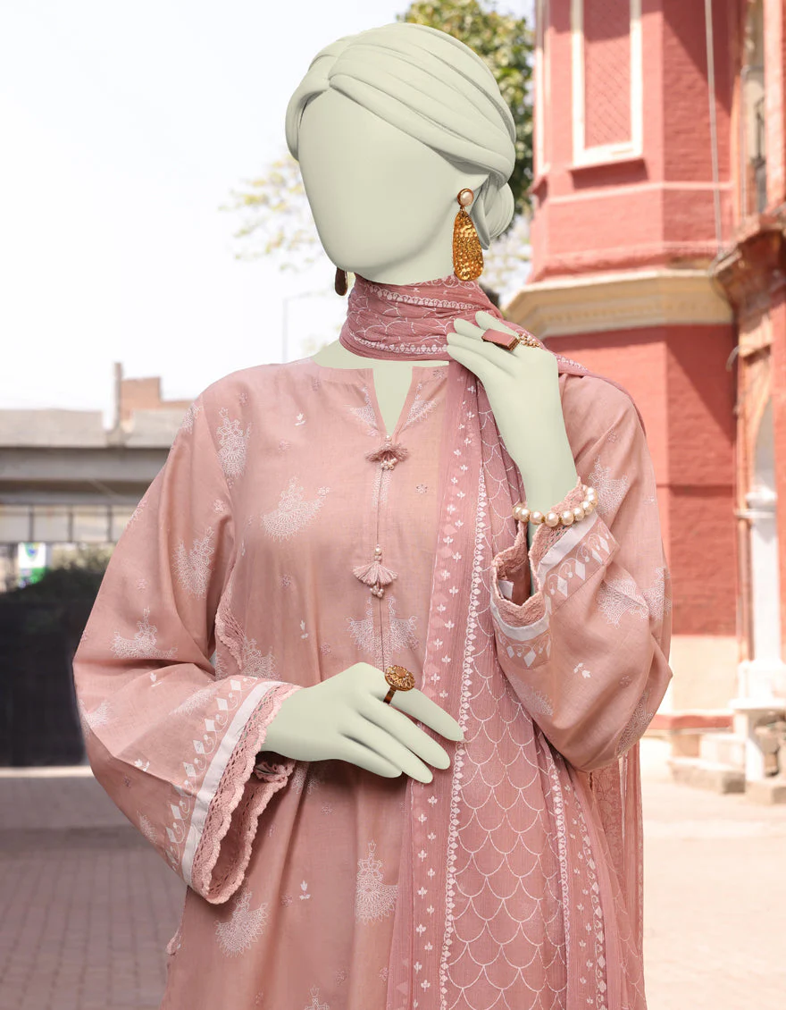 PINK LAWN 3PC STITCHED | JLAWN-S-24-176/S WIRSA-02 - Image 3