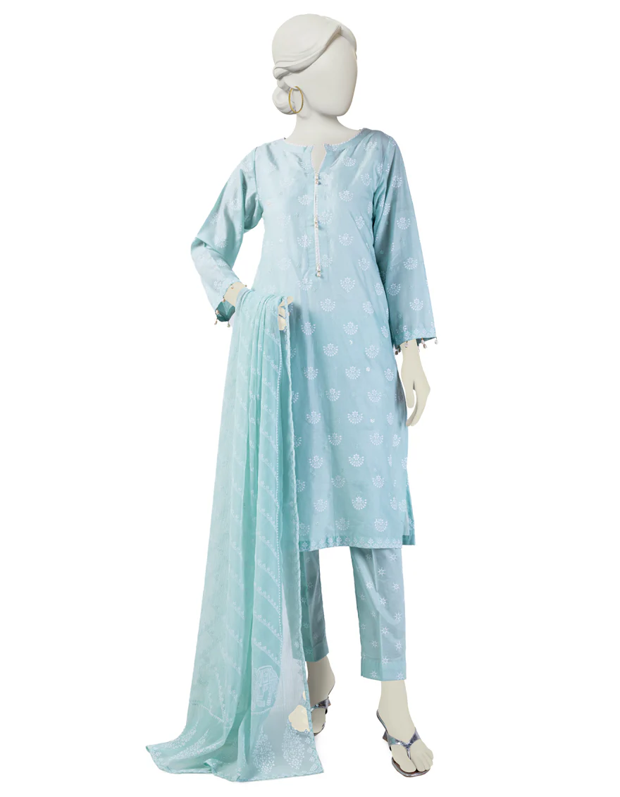 GREEN LAWN 3PC STITCHED | JLAWN-S-24-177/S WIRSA-03