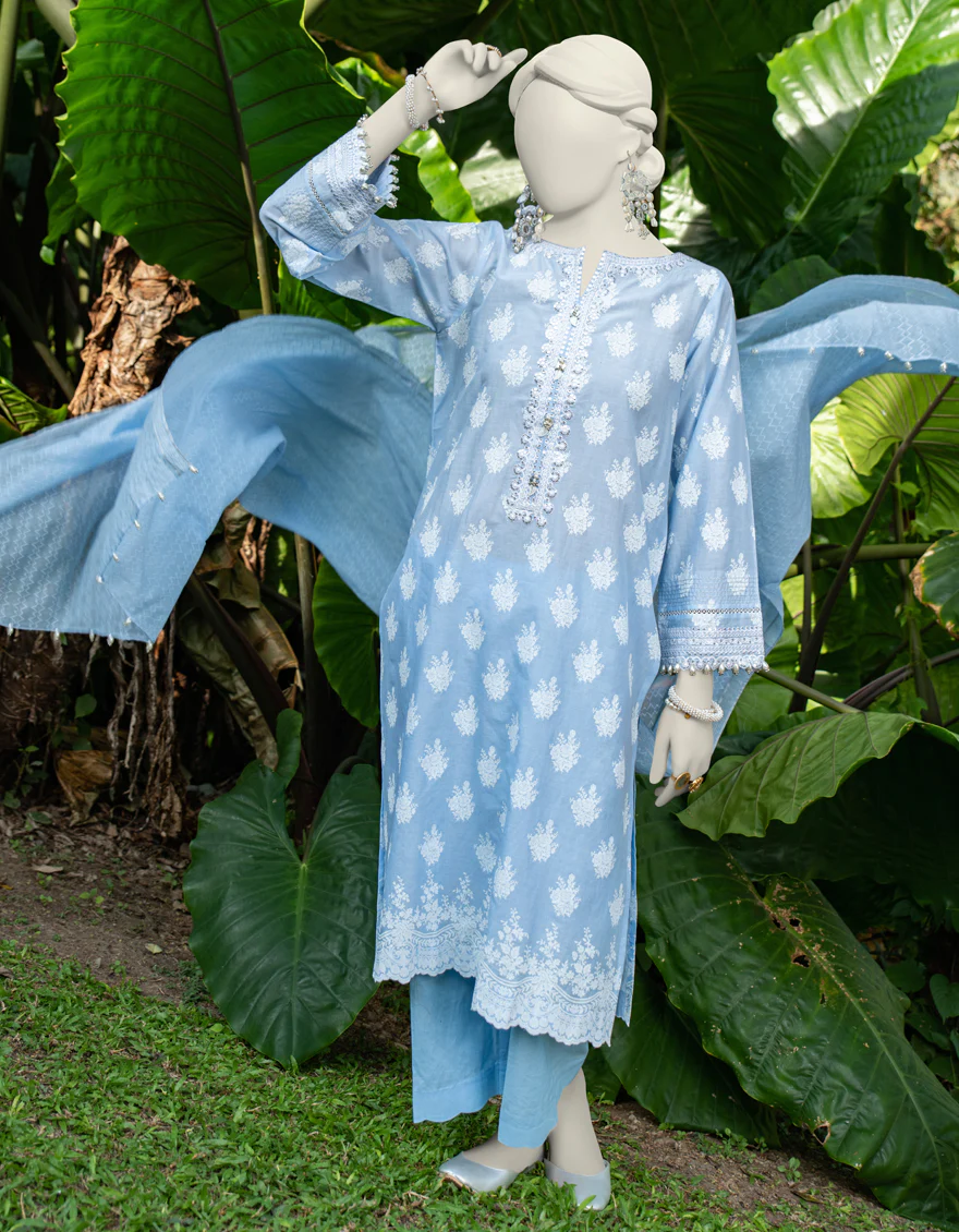 LIGHT BLUE LAWN 3PC UNSTITCHED | JLAWN-S-24-218 FESTIVITY-4