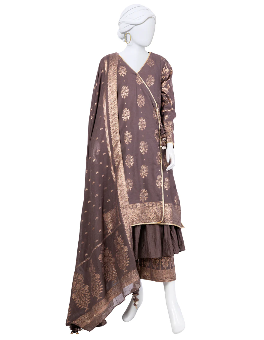 MULTICOLOR JACQUARD 3PC UNSTITCHED | JLAWN-S-24-300 KIRAN