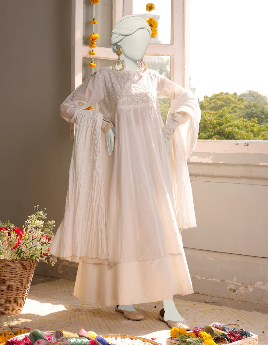 WHITE LAWN 3PC STITCHED | JLAWN-S-24-411/S LUC