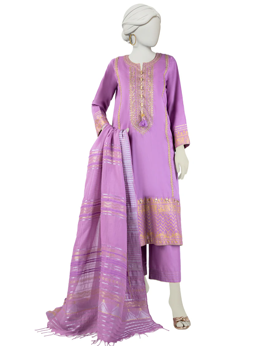 PINK LAWN 3PC STITCHED | JLAWN-S-24-447/S ROYAL DYNASTY-03