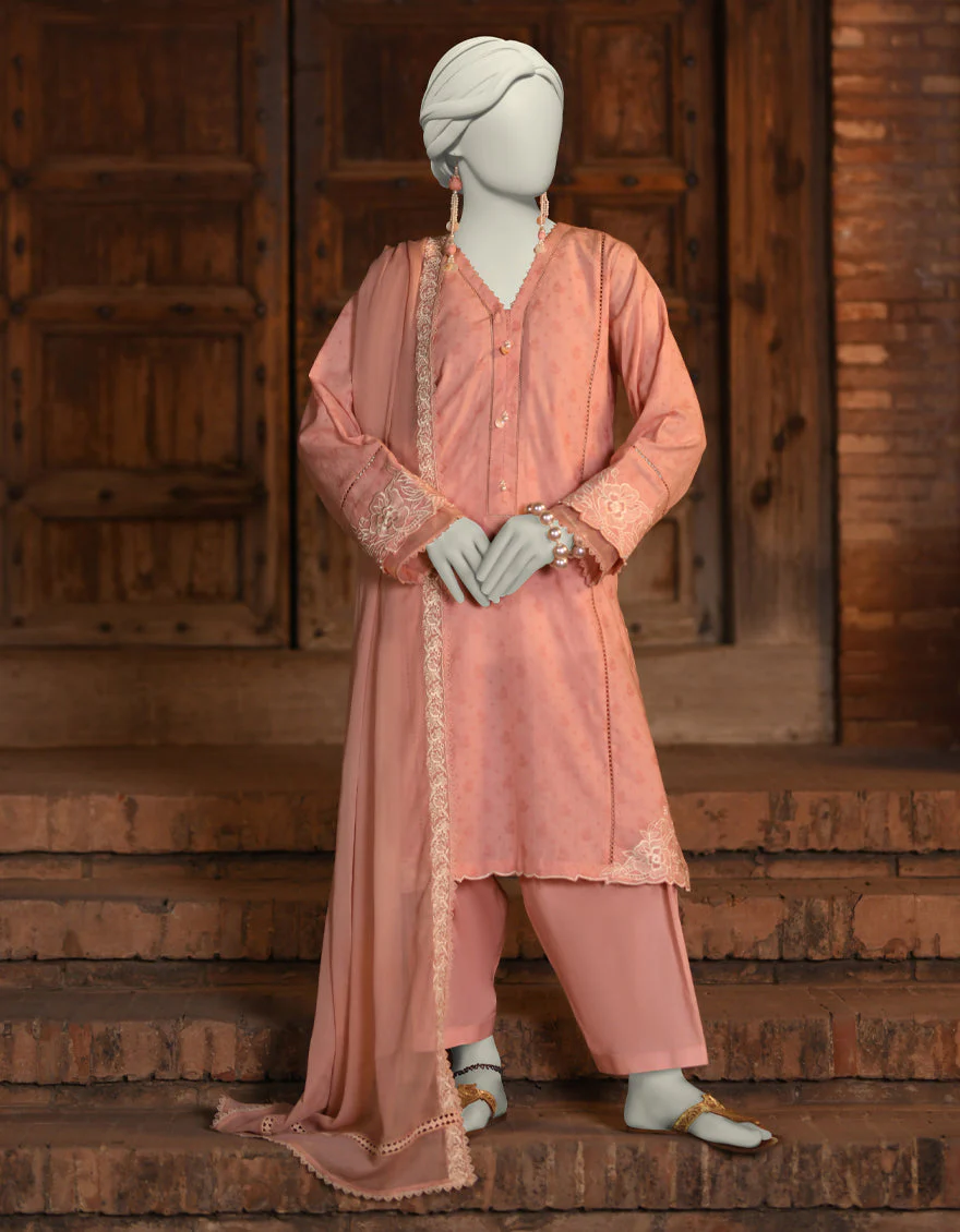 PINK DOBBY 3PC STITCHED | JLAWN-S-25-053/S CUT WORK-05