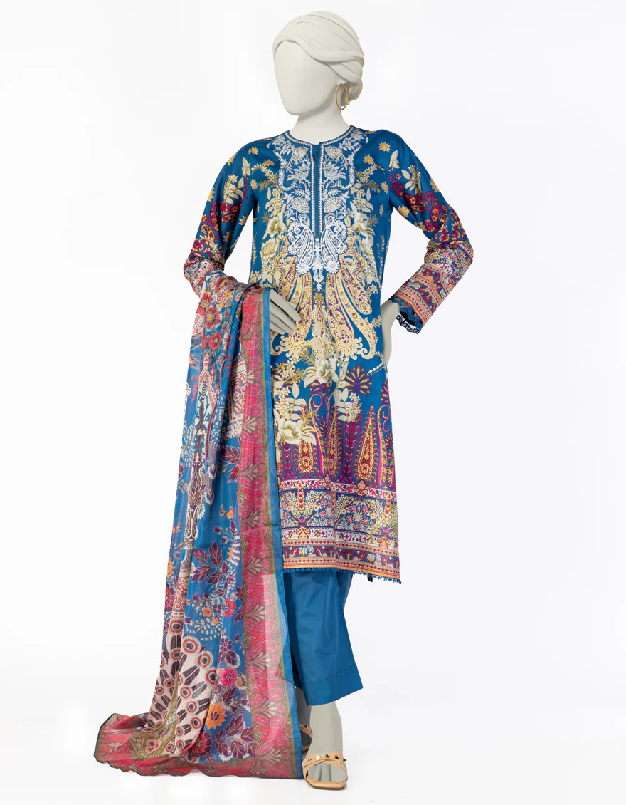 BLUE LAWN 3PC STITCHED | JLAWN-S-25-081/S ETRO-1