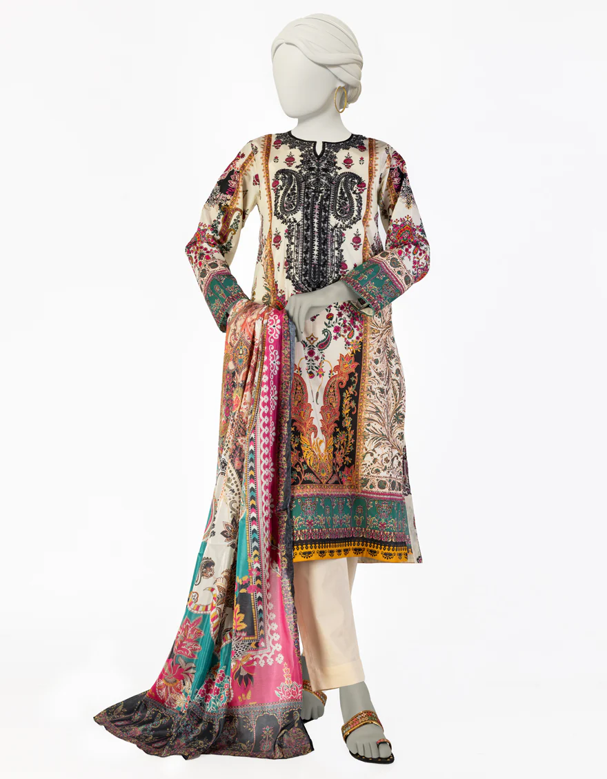 CREAM LAWN 3PC STITCHED | JLAWN-S-25-084/S ETRO-4