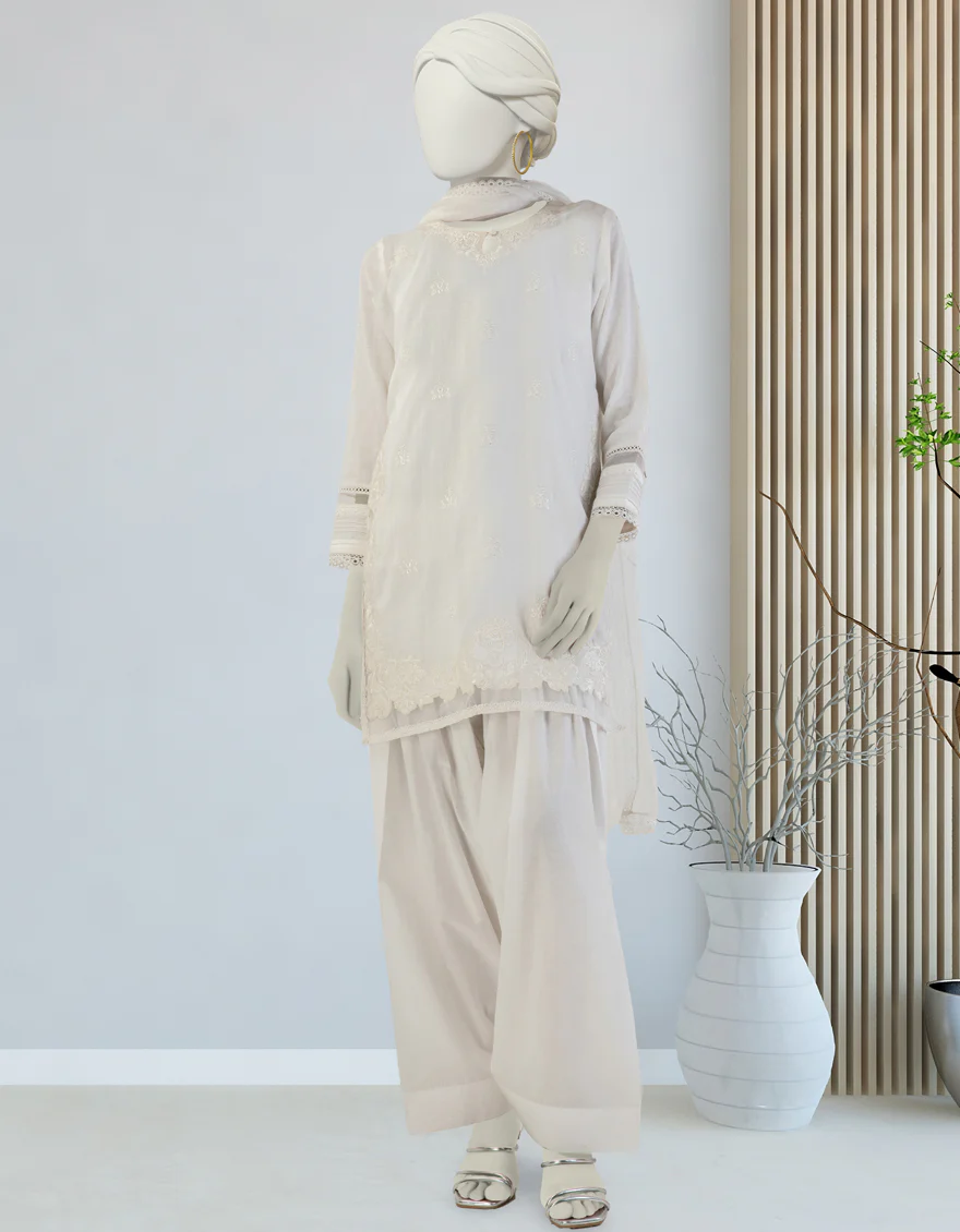 WHITE DOBBY 3PC STITCHED | JLAWN-S-25-125/S PEARL PERFECTION-01