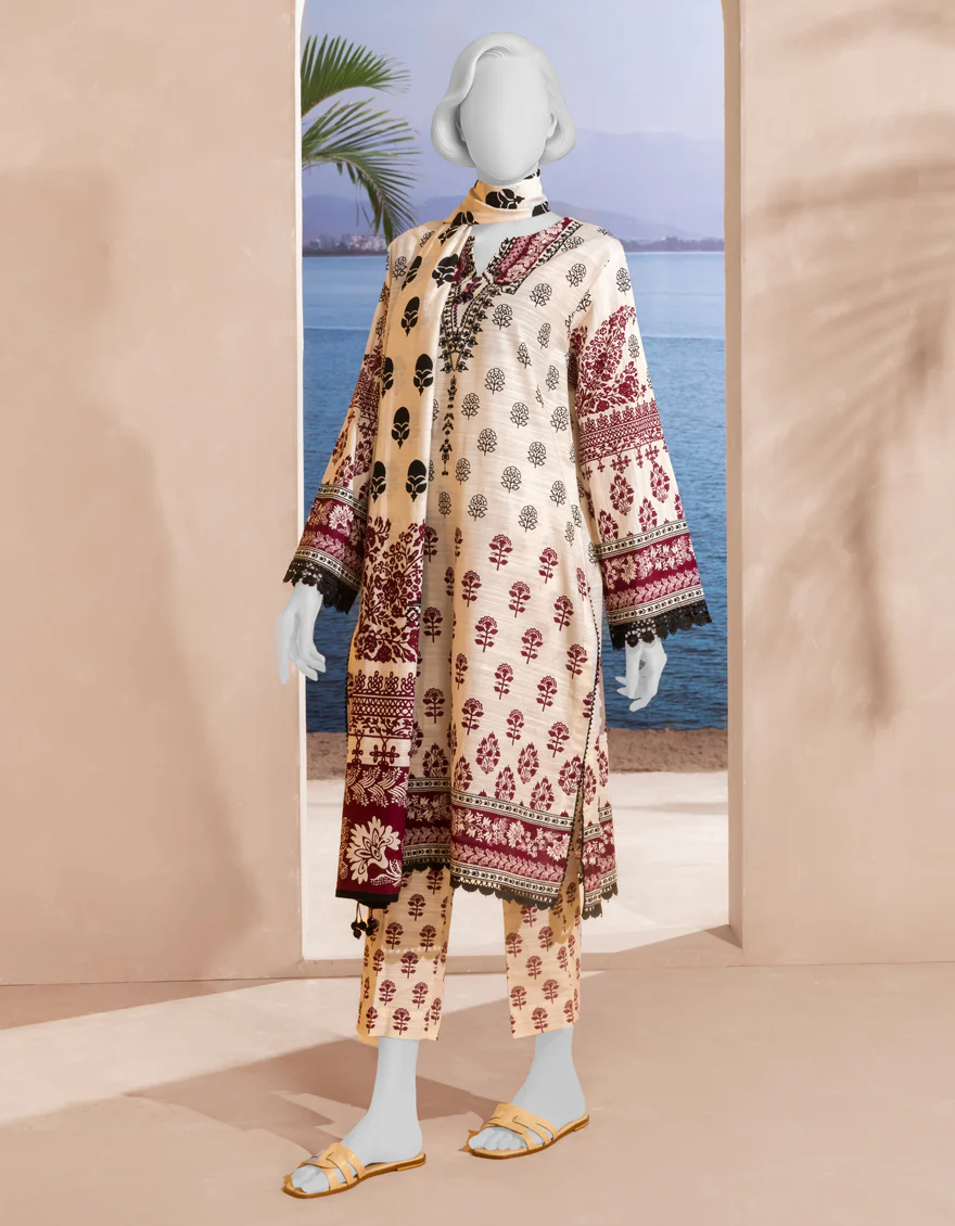 OFF WHITE KHADDAR 3PC STITCHED | JLAWN-S-25-249/S MONOCHROME MAGIC-04