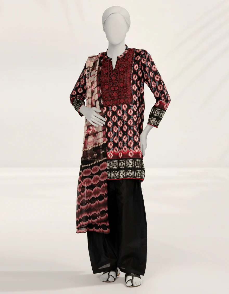 BLACK LIMINAL 3PC STITCHED | JLAWN-S-25-251/S TIE & DYE-2