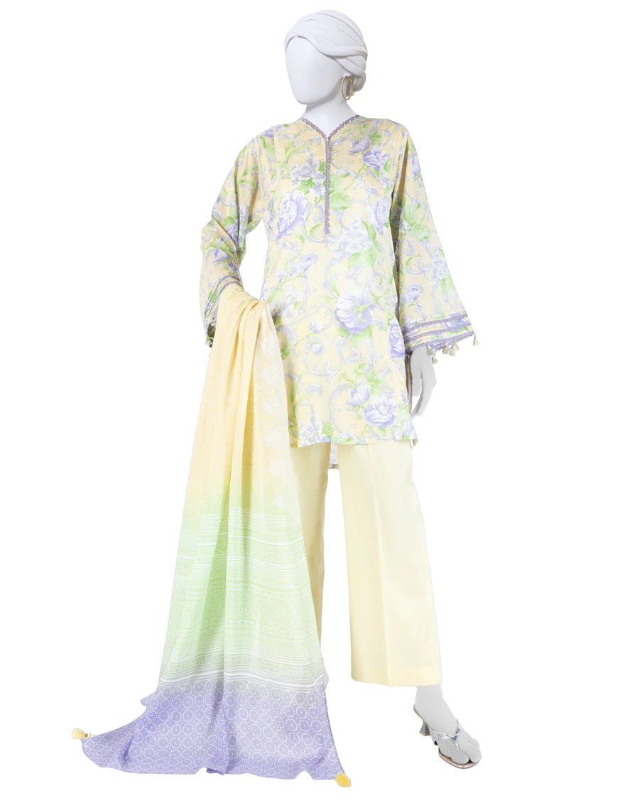 MULTICOLOR LAWN 3PC UNSTITCHED | JLAWN-S-25-3280 FLORAL CHUNDRI-8