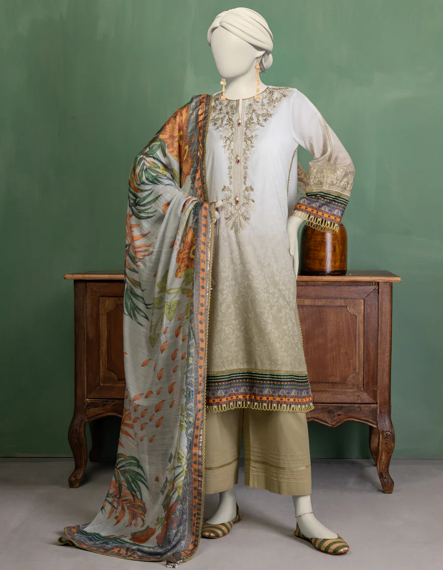 MULTICOLOR LAWN 3PC UNSTITCHED | JLAWN-S-25-3390 ROYALE-4