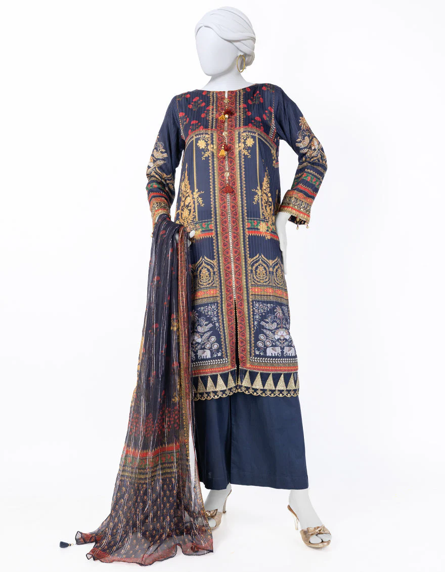 BLUE DOBBY 3PC STITCHED | JLAWN-S-25-810/S ROYAL HERITAGE-2
