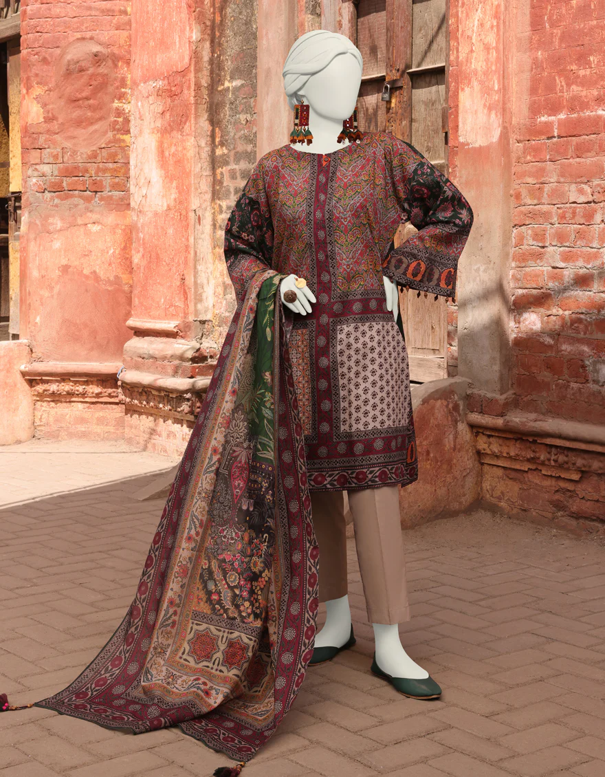 MULTICOLOR LAWN 2PC UNSTITCHED | JLAWN-S-JDS-24-1112 RADINAT-01