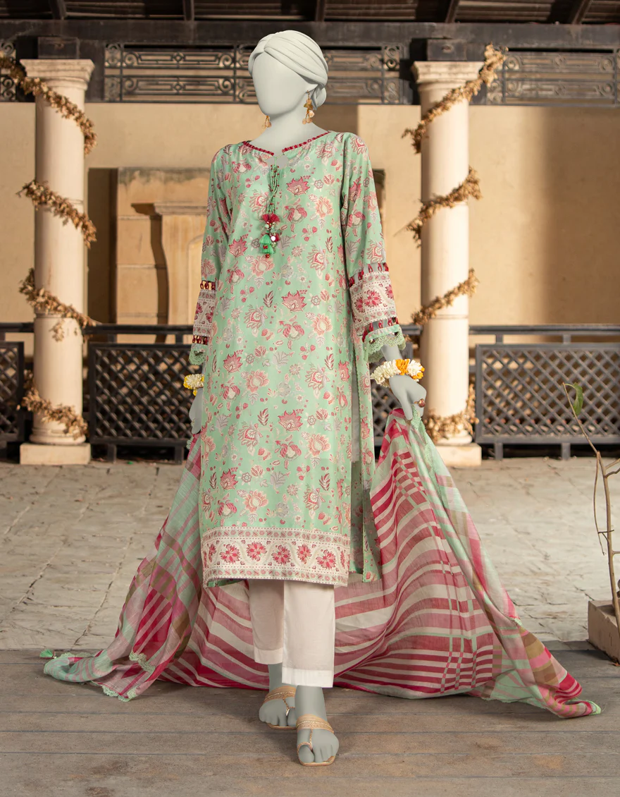 MULTICOLOR LAWN 2PC UNSTITCHED | JLAWN-S-JDS-25-1107 CHINTZ-4