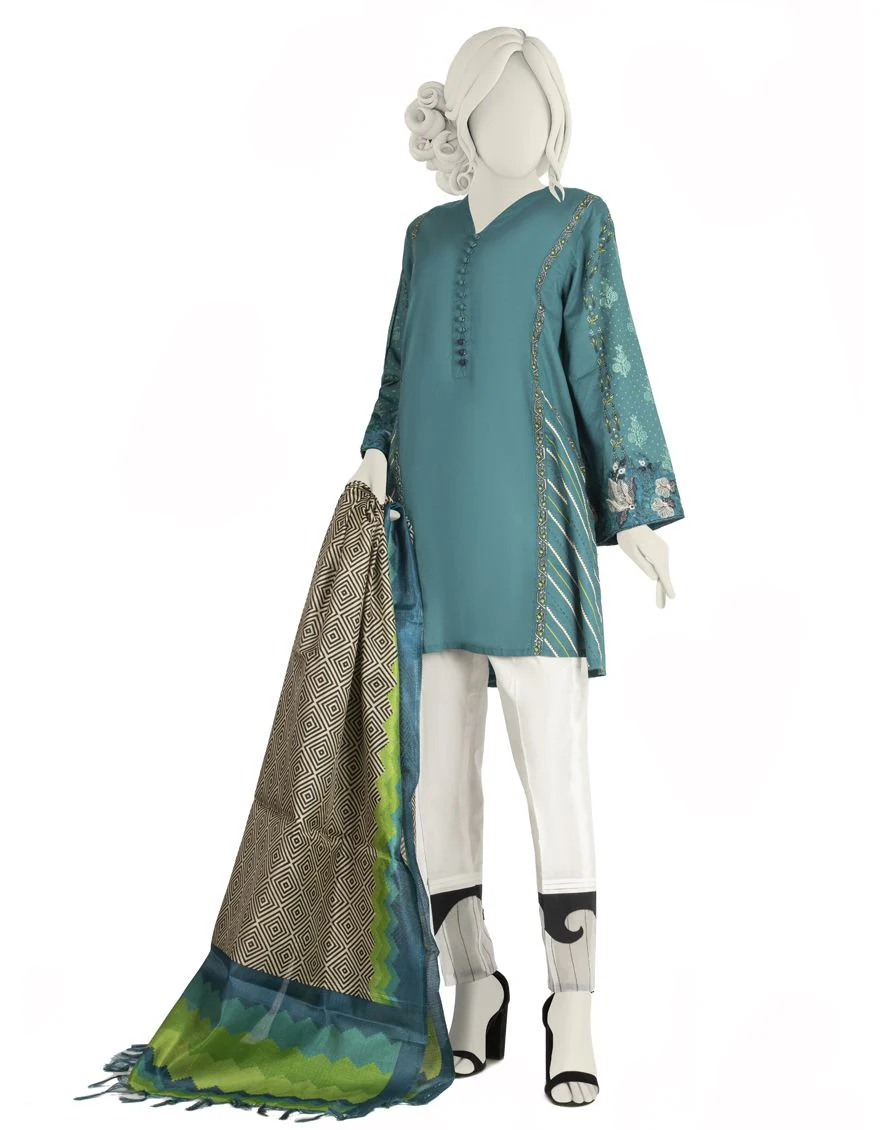 DARK GREEN 2PC STITCHED | JLAWN-S-JDS-US-22-1003/S APPLE