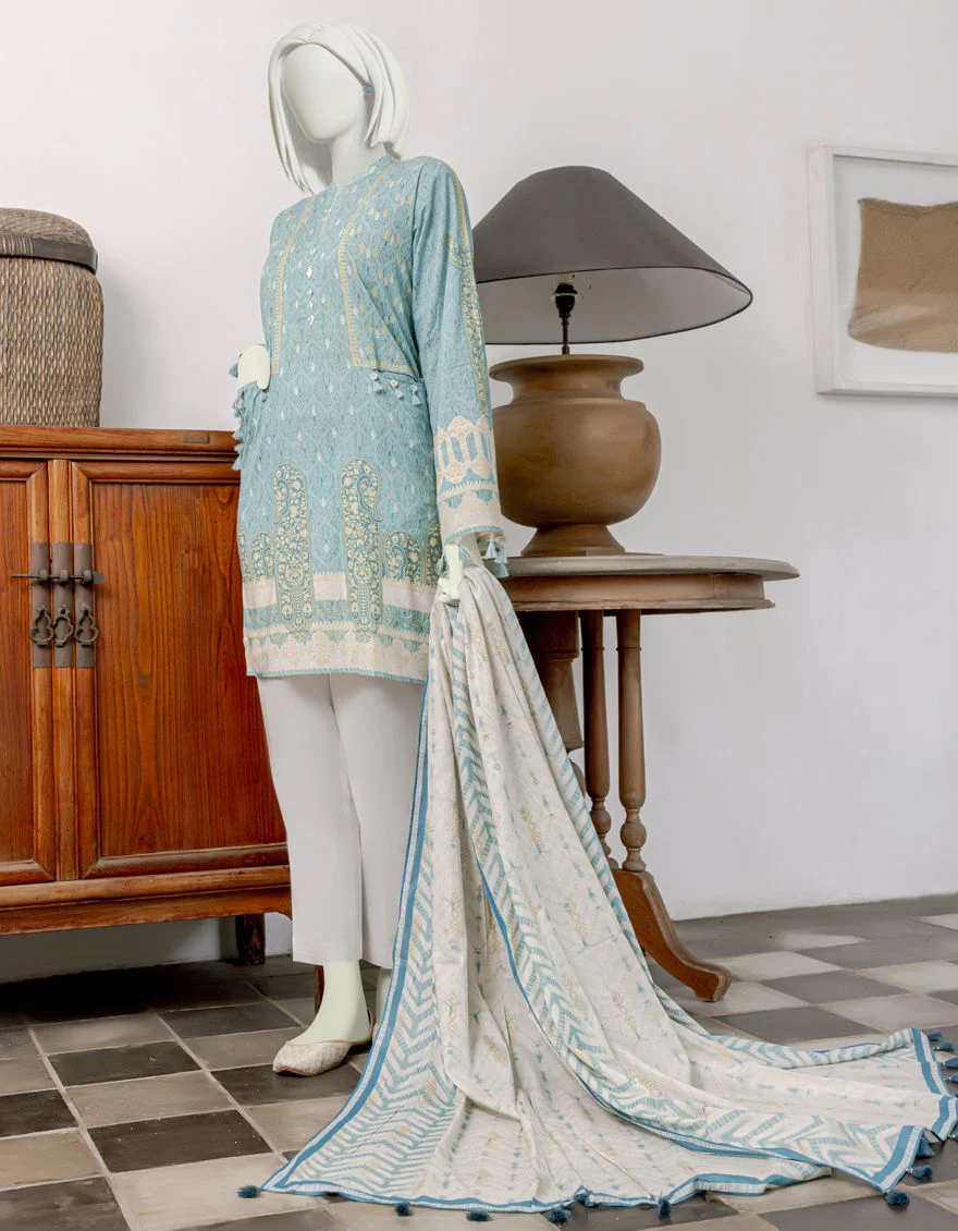 FEROZI 2PC UNSTITCHED | JLAWN-S-JDS-US-22-1006 SUMMER TIME