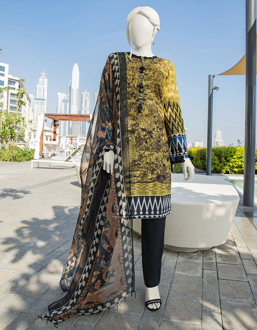 BLACK-RUST 2PC UNSTITCHED | JLAWN-S-JDS-US-22-1029 JHARNA (22-1051)