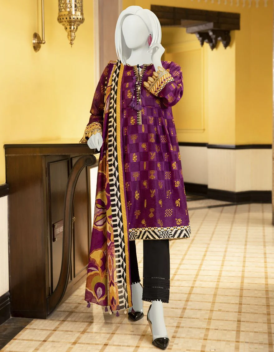 MULTICOLOR LAWN 2PC UNSTITCHED | JLAWN-S-JDS-US-22-1045 ABSTRACT (22-1062)