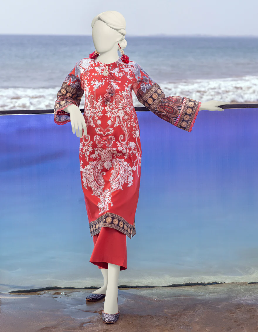 RED LAWN 2PC UNSTITCHED | JLAWN-S-JST-24-1621 BLOSSOM-06
