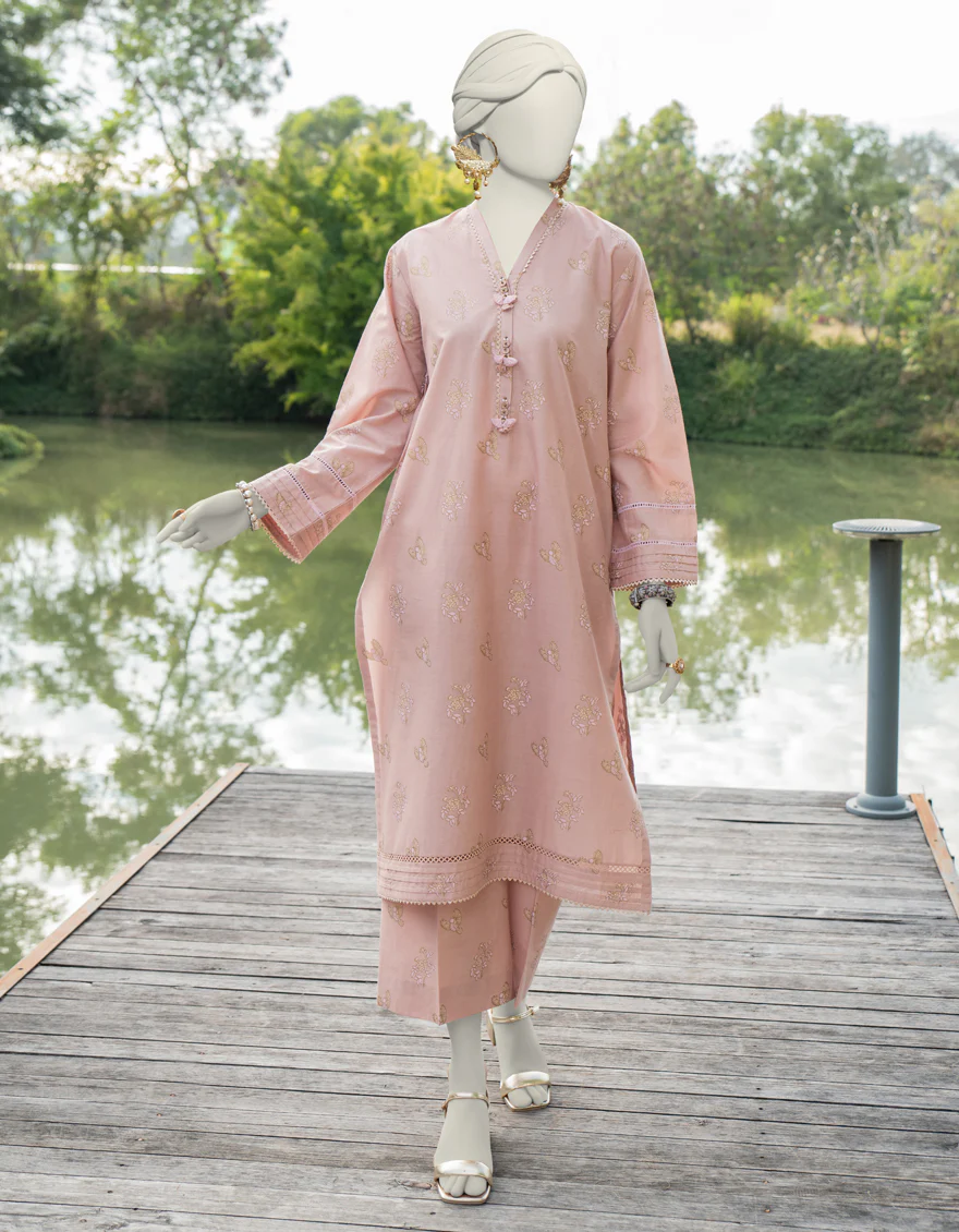 PINK LAWN 2PC UNSTITCHED | JLAWN-S-JST-24-1627