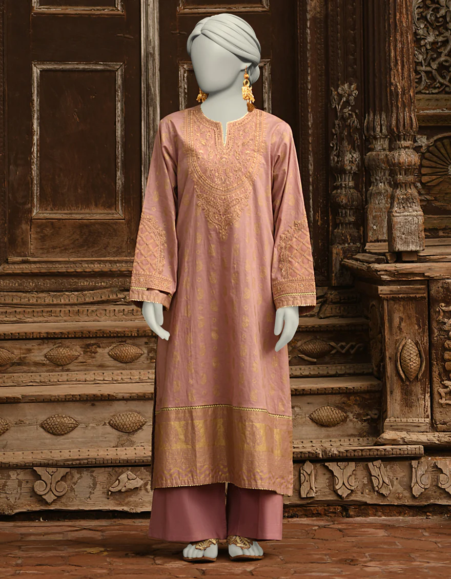 MAUVE LAWN 2PC STITCHED | JLAWN-S-JST-25-2010/S ZARI-2