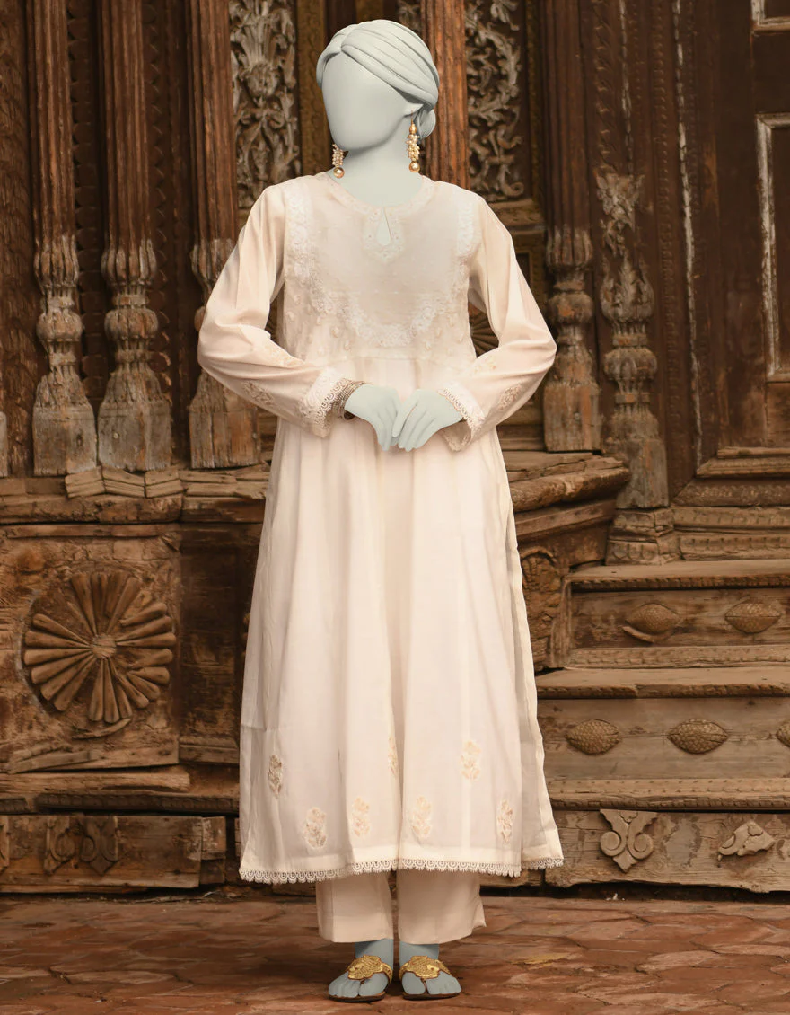 WHITE PAPER COTTON 2PC STITCHED | JLAWN-S-JST-25-2016/S FB/REGAL-04