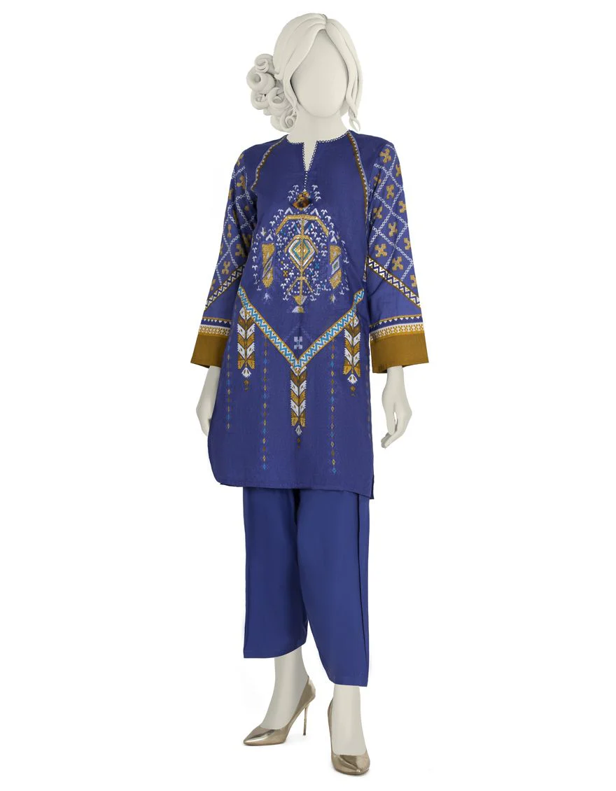 PURPLE LAWN 2PC STITCHED | JLAWN-S-JST-US-22-1602/S BLUE BELL