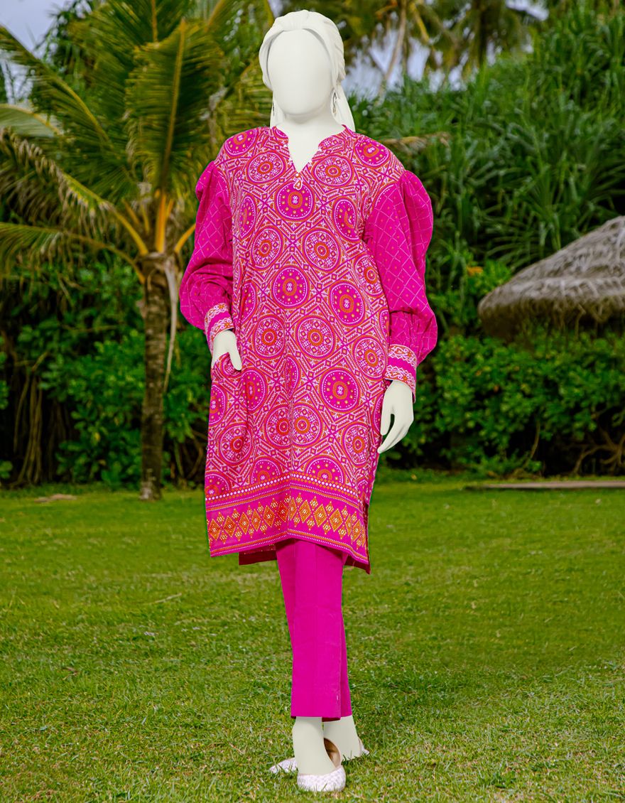 PINK 2PC UNSTITCHED | JLAWN-S-JST-US-22-1613 LAHZA