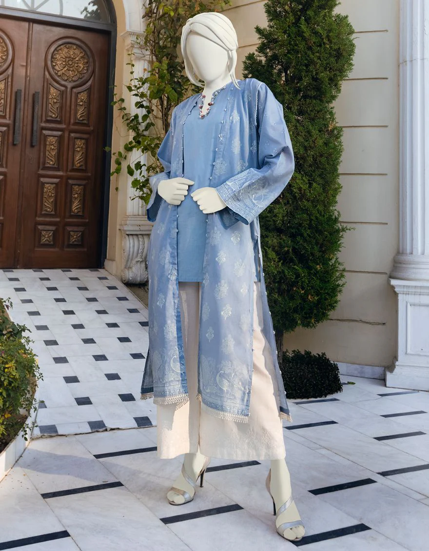 SKY BLUE 2PC UNSTITCHED | JLAWN-S-JST-US-22-1621 MOONLIGHT