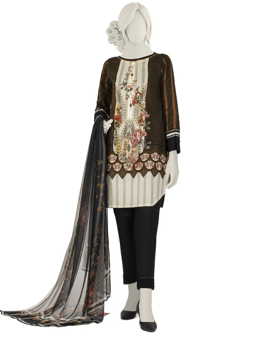 BROWN LAWN 3PC STITCHED | JLAWN-S-US-22-034/S CARPERTRY