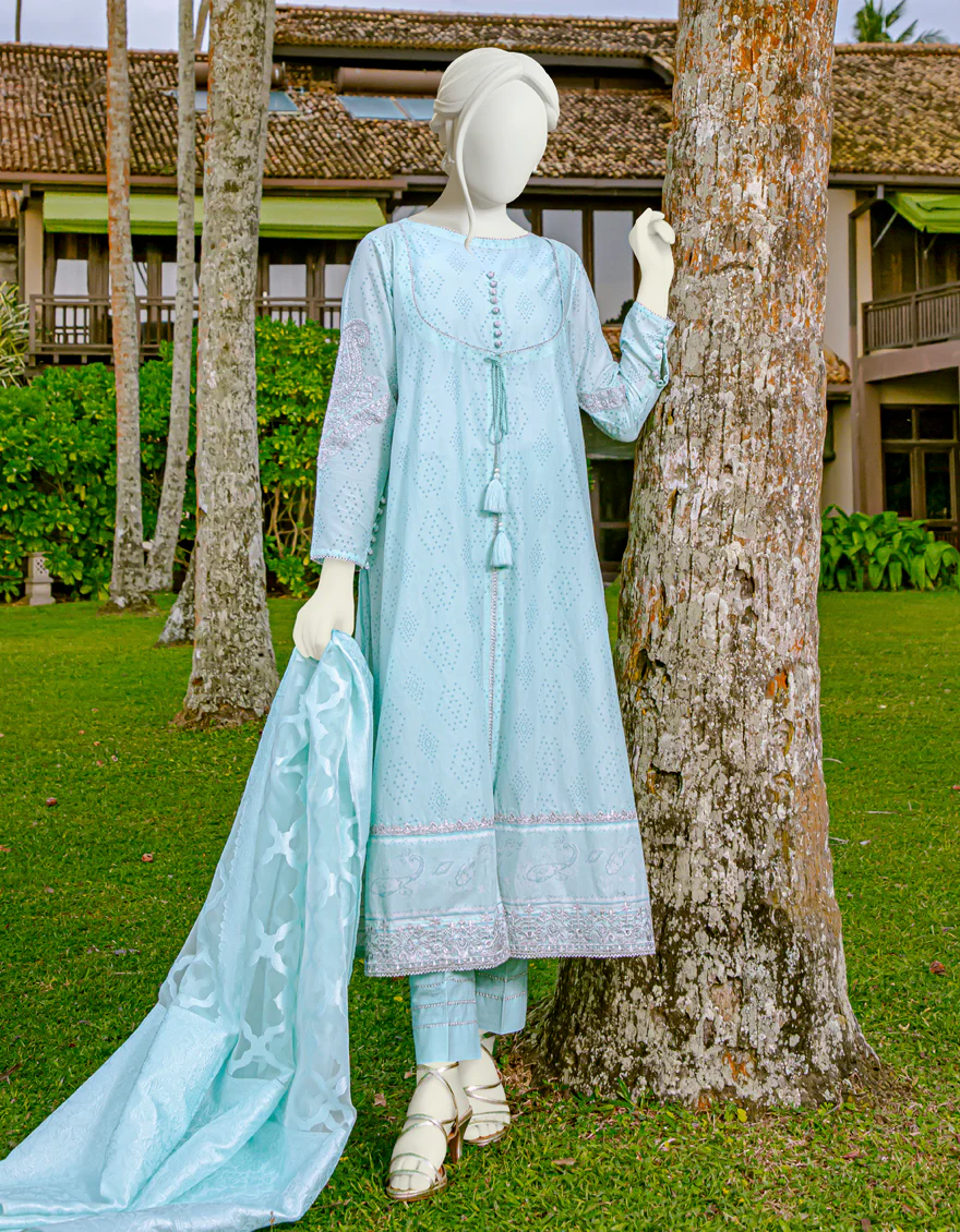 FEROZI LAWN 3PC STITCHED | JLAWN-S-US-22-052/S ASTER