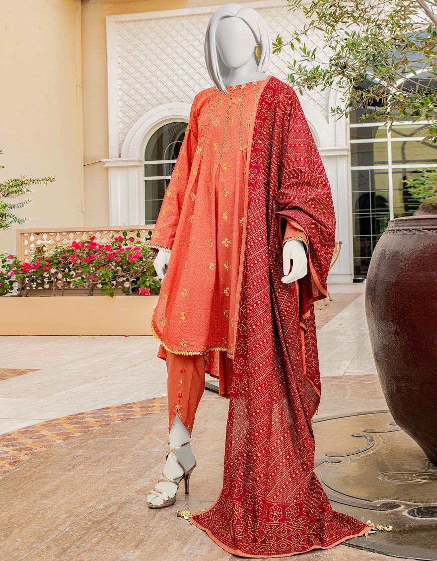 CHROME LAWN 3PC UNSTITCHED | JLAWN-S-US-22-067 RIWAYAT