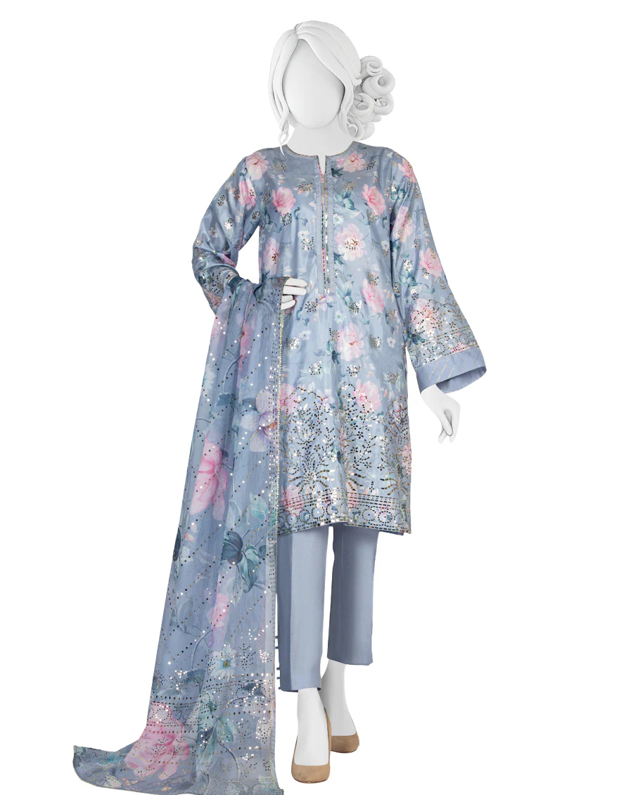 LAVENDER LAWN 3PC STITCHED | JLAWN-S-US-22-312/S MONKHBAT