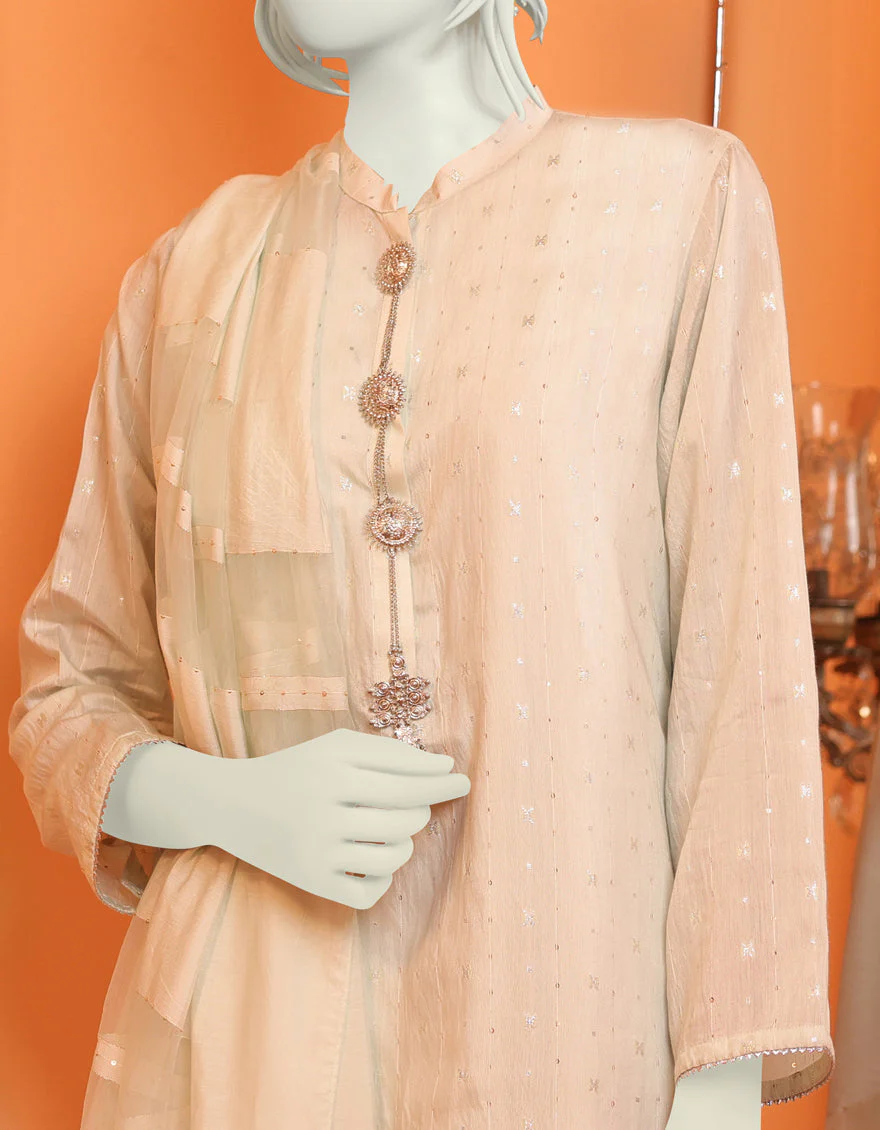 MINT LAWN 3PC STITCHED | JLAWN-S-US-22-440/S LIGHT GREEN - Image 2