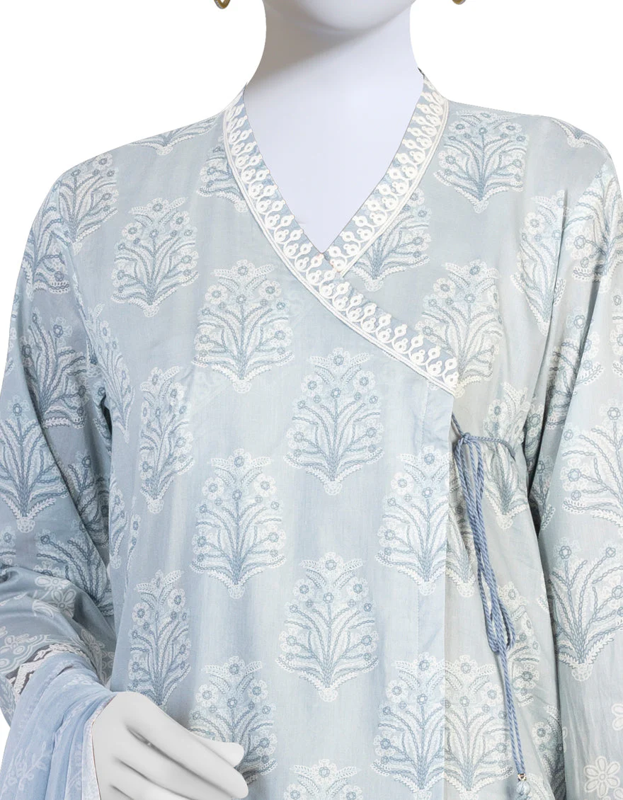 BLUE LAWN 3PC STITCHED | JLAWN-S-US-23-206/S NAHAR - Image 3
