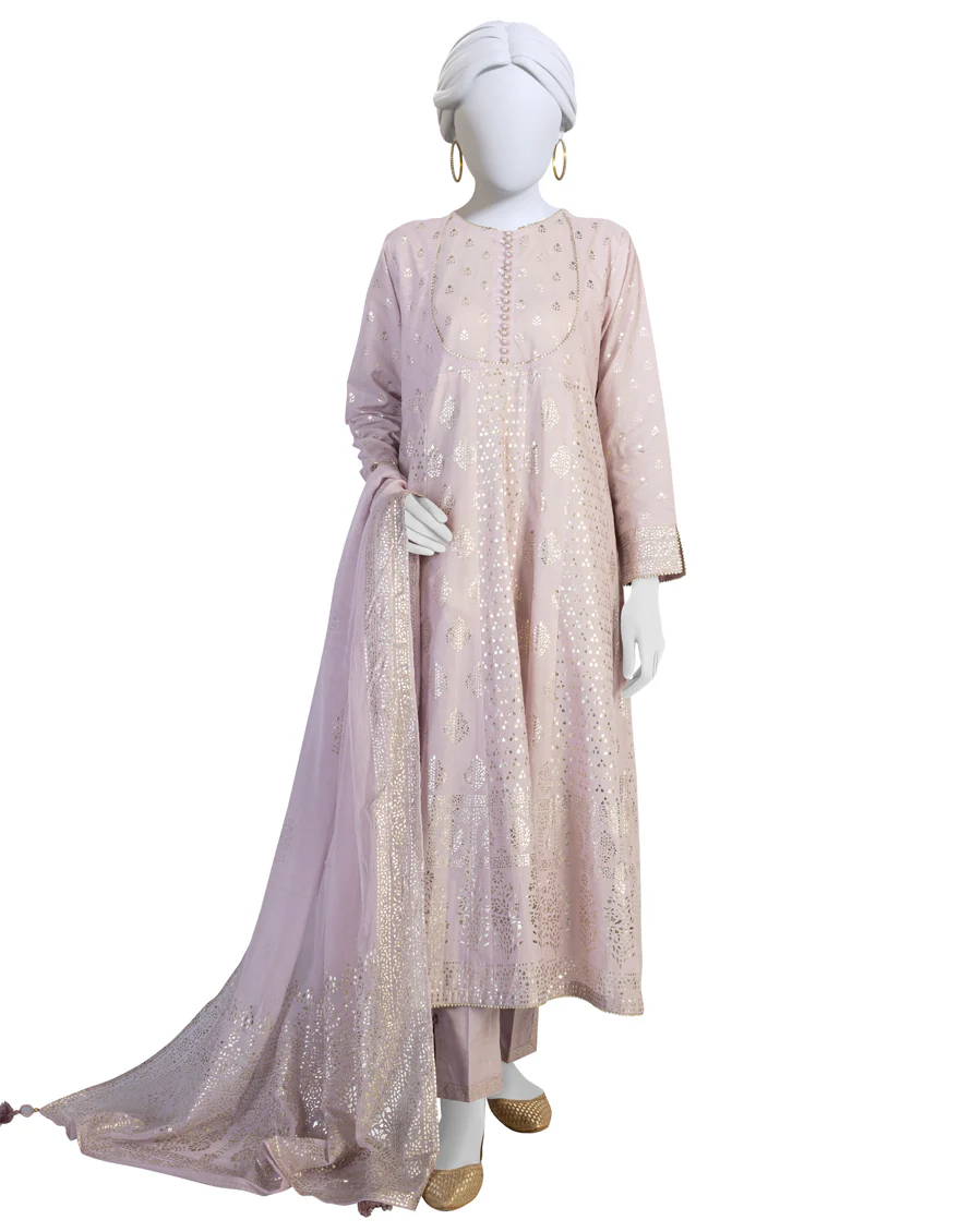 LILAC LAWN 3PC STITCHED | JLAWN-S-US-23-214/S LILAC