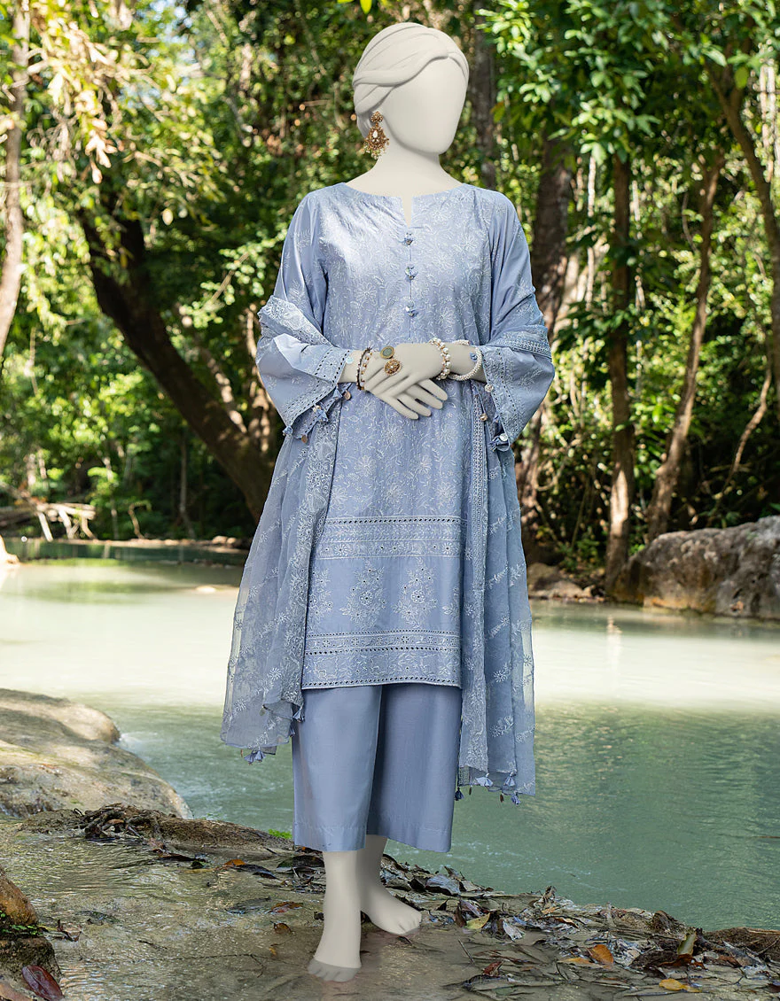 GREY 3PC UNSTITCHED | JLAWN-US-24-243