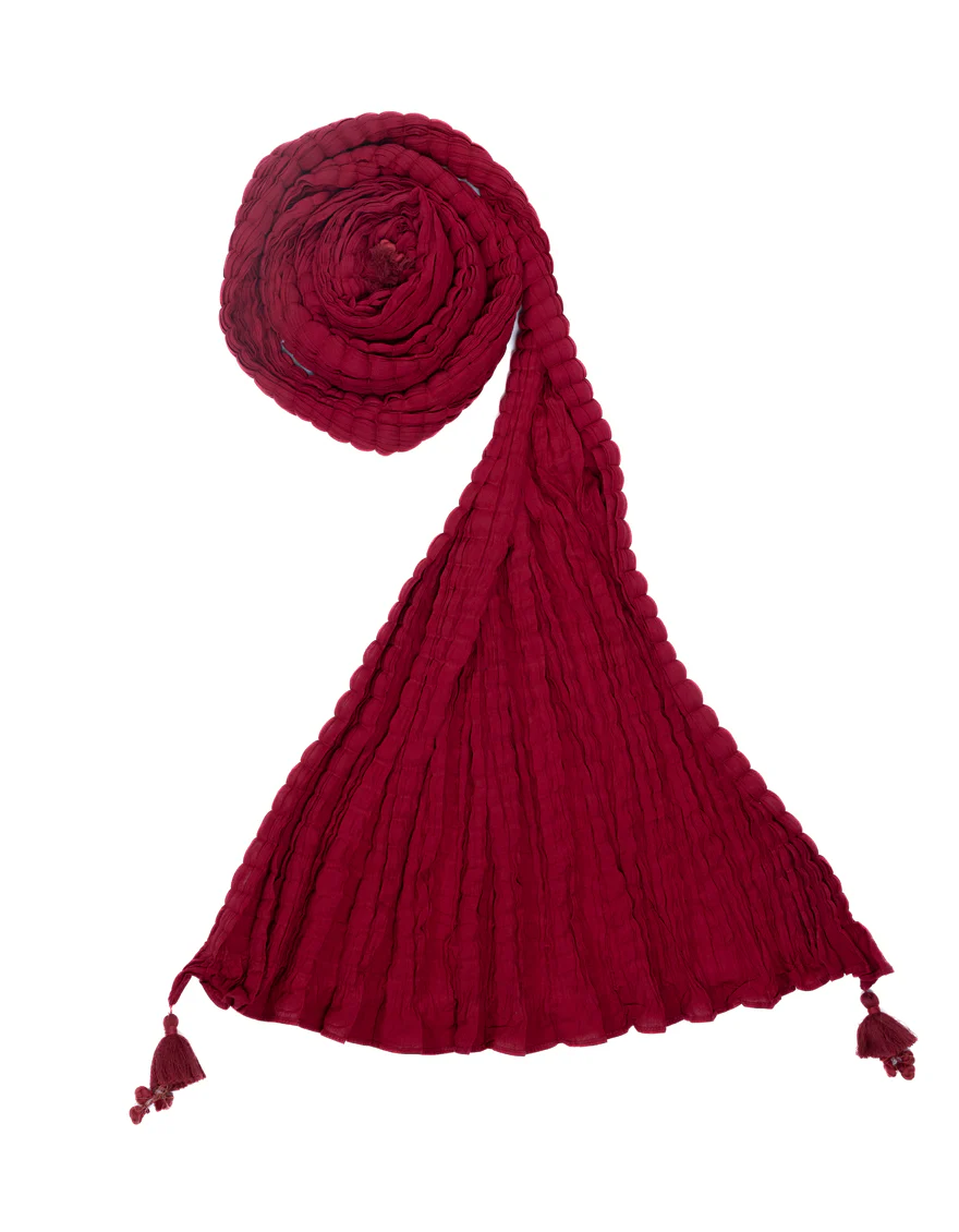RED LAWN DUPATTA | JLDP-S-24-2619 FB/CR