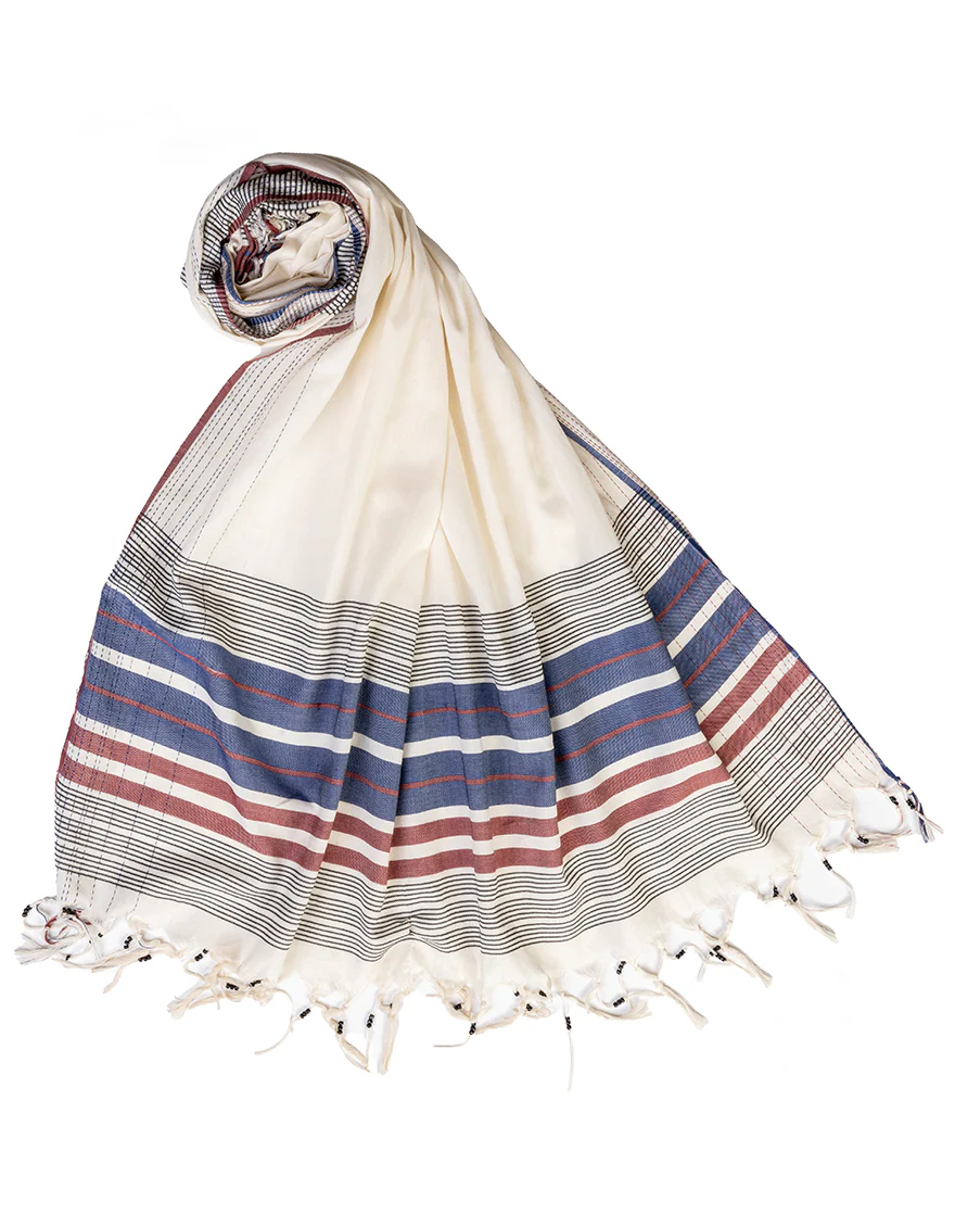 MULTICOLOR JACQUARD DUPATTA | JLDP-S-25-2641 FB/DP
