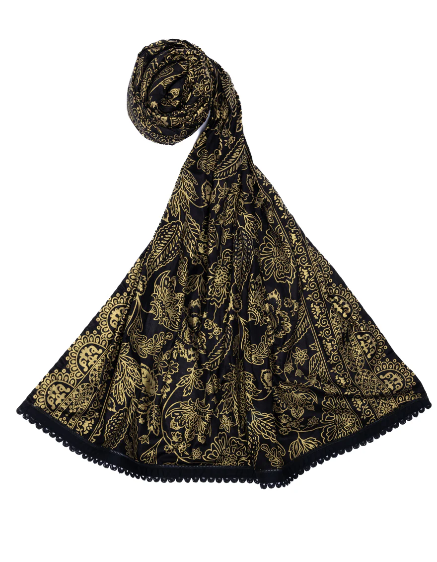 BLACK DUPATTA | JLDP-US-04-2611