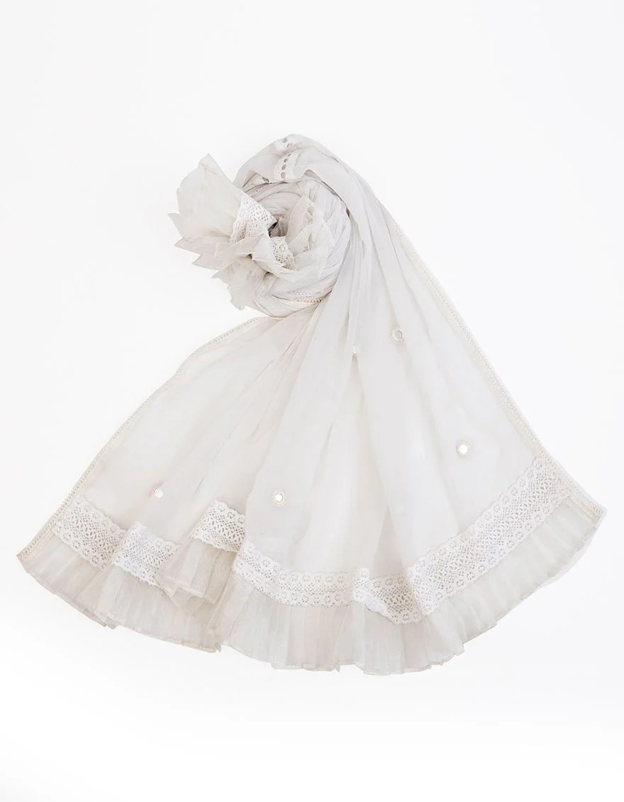 WHITE DUPATTA | JLDP-US-21-044 FB/FF-002