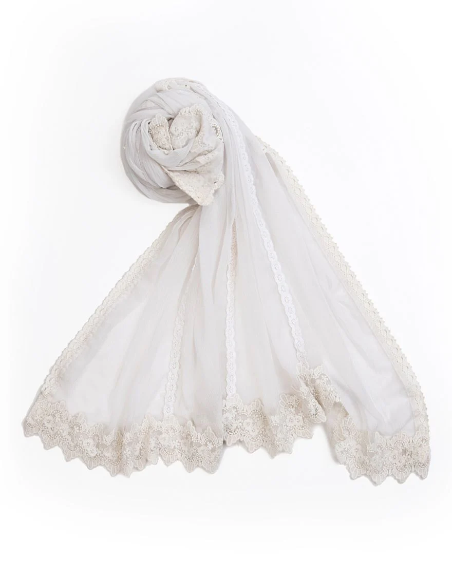 WHITE DUPATTA | JLDP-US-21-045 FB/FF-002