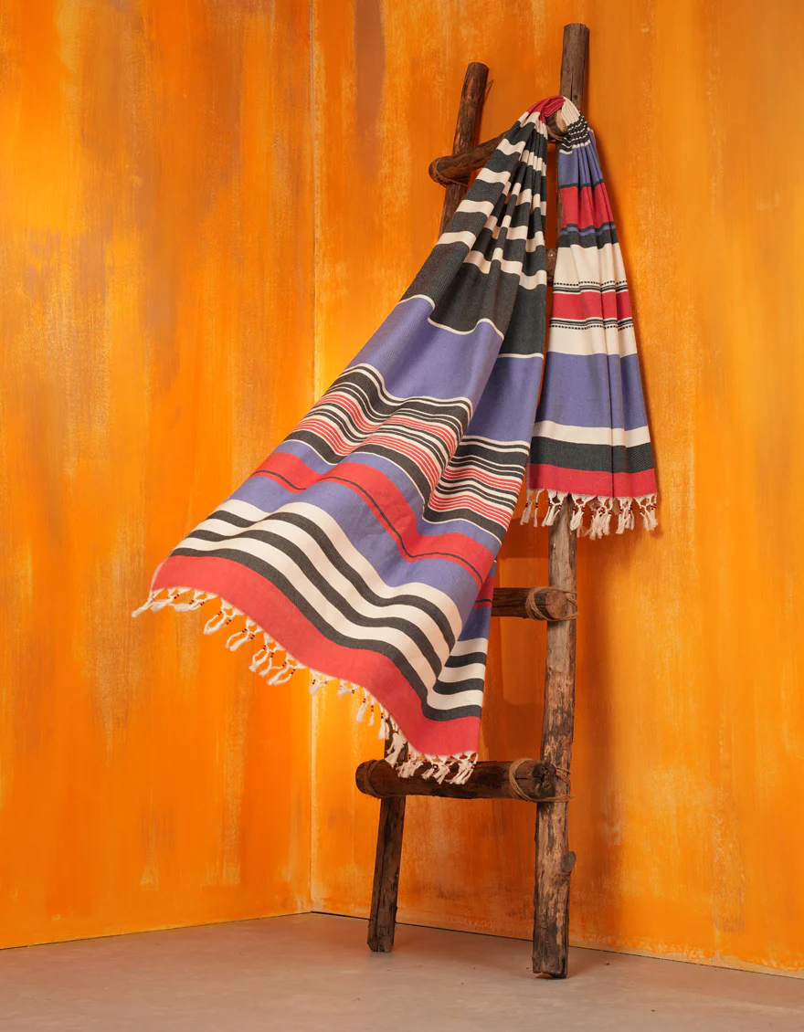 MULTICOLOR KHADDI DUPATTA | JLDP-W-24-2664 FB/SHAWL-19