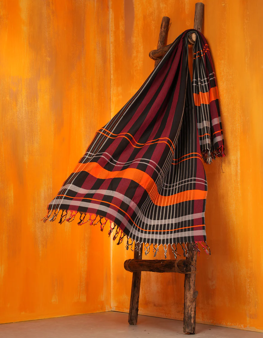 BLACK KHADDI DUPATTA | JLDP-W-24-2665 FB/SHAWL-20