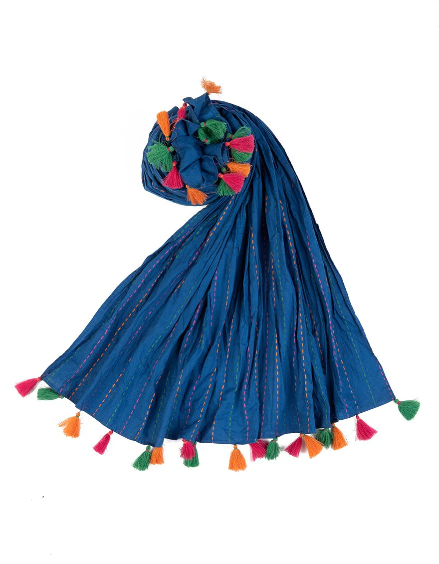 BLUE LAWN STOLE | JLST-S-STL-US-20-2625 FB/STL3-005