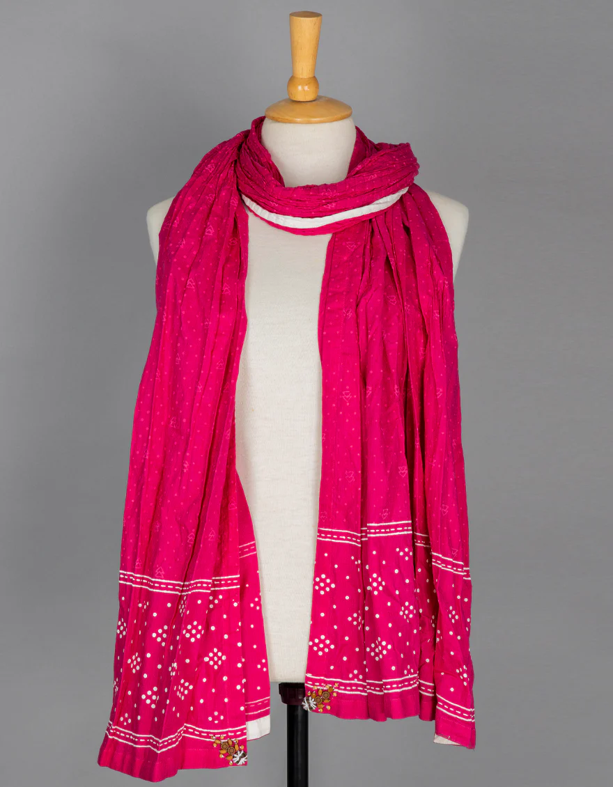 PINK LAWN STOLE | JLST-S-STL-US-22-2602 FB/STL-22-002
