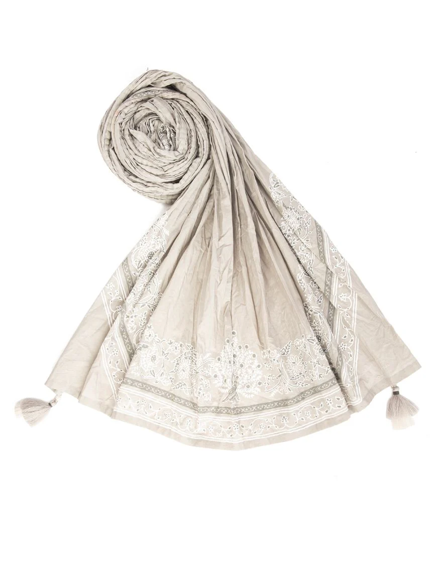 GREEN STRIPES E LAWN STOLE | JLST-W-STL-US-21-2659 FB/STLC5-21-002