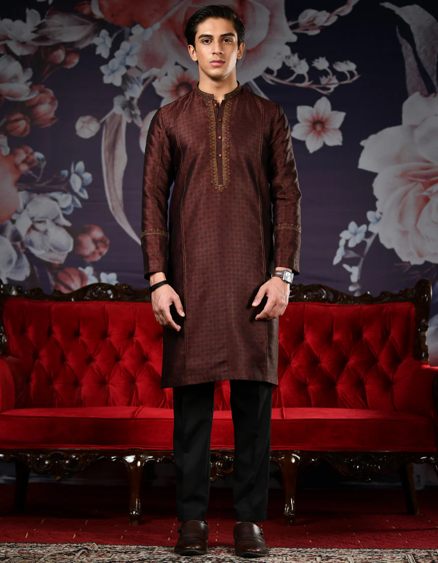 RUST KURTA | JTK-SP-US-38549/S22/JJ8200-FL